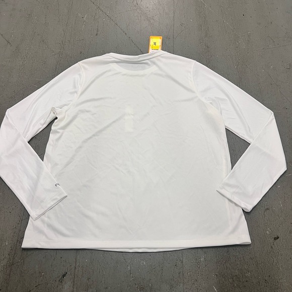 Carhartt Force Sun Defender Men's L White Long Sleeve UV Protection Work Shirt - Picture 2 of 5